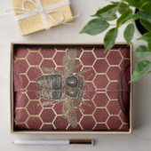 Papier Mousseline Série Red Rose Bee Design 29 (Cadeau)