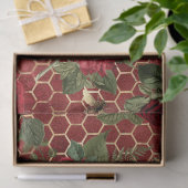 Papier Mousseline Série Red Rose Bee Design 45 (Cadeau)