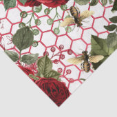 Papier Mousseline Série Red Rose Bee Design 47 (Détail)