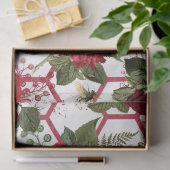Papier Mousseline Série Red Rose Bee Design 49 (Cadeau)