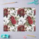 Papier Mousseline Série Red Rose Bee Design 57 (Artisanat)