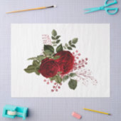 Papier Mousseline Série Red Rose Bee Design 71 (Artisanat)