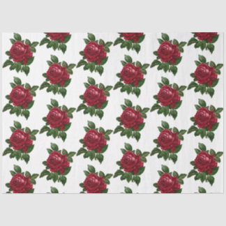 Papier Mousseline Série Red Rose Steampunk Design 11