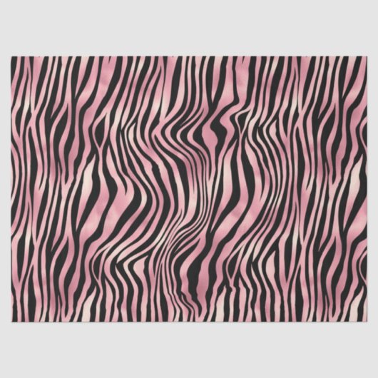 Papier Mousseline Série Safari Rose Conception 7 (Recto)
