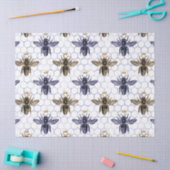 Papier Mousseline Série Serenity Bee Design 21 Tissu Papier (Artisanat)
