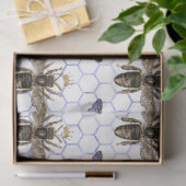Papier Mousseline Série Serenity Bee Design 21 Tissu Papier (Cadeau)