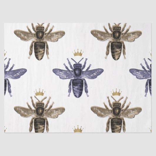 Papier Mousseline Série Serenity Bee Design 25 (Recto)