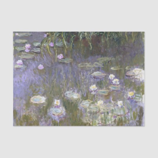 Papier Mousseline Série Water Lilies par Claude Monet (Recto)