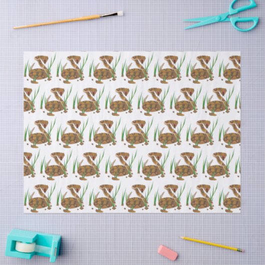 Papier Mousseline Serpent dans l'herbe (Artisanat)