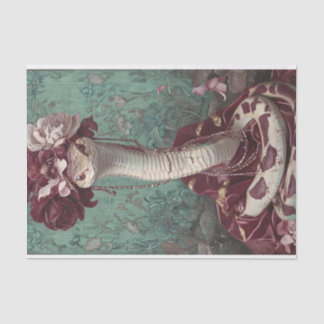 Papier Mousseline Serpent en fleur