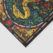 Papier Mousseline Serpent en verre tendu (Détail)