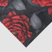 Papier Mousseline Serpent gothique et découpage Rose (Détail)