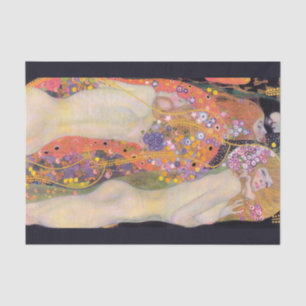 Papier Mousseline Serpents d'eau, Gustav Klimt