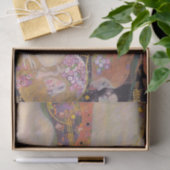 Papier Mousseline Serpents d'eau II par Gustav Klimt (Cadeau)