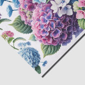 Papier Mousseline serviettes, decoupage, hydrangeas, crea (Détail)