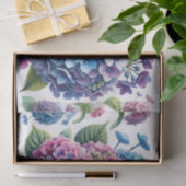 Papier Mousseline serviettes, decoupage, hydrangeas, crea (Cadeau)