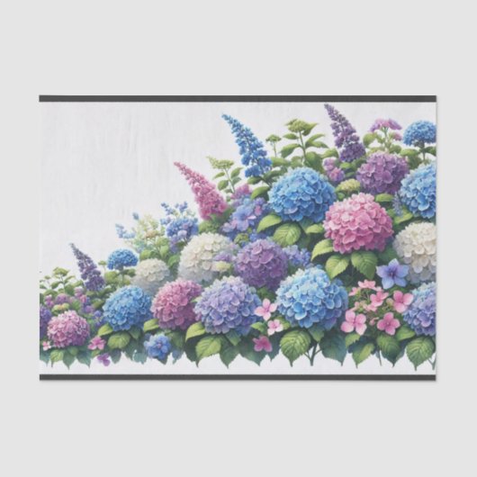 Papier Mousseline serviettes, découpage, papier absorbant à fleurs (Recto)