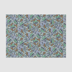 Papier Mousseline Sésame Sésame Oscar le Motif de groupe