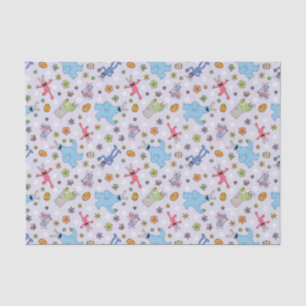 Papier Mousseline Sesame Street Bunny Motif