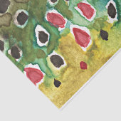 Papier Mousseline Seule la peau de la belle truite Brown (Détail)