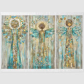 Papier Mousseline Shabby Chic African American Angels AM3 Découpage (Recto)