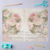 Papier Mousseline Shabby Chic Collage Series Design 4 (Artisanat)