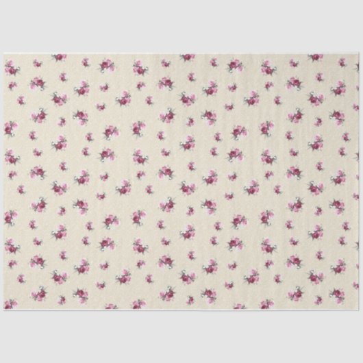 Papier Mousseline Shabby Chic Collage Series Design 7 (Recto)