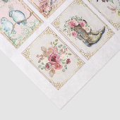 Papier Mousseline Shabby Chic Écriture Série Conception 9 (Détail)