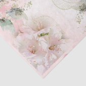 Papier Mousseline Shabby Chic Écriture Série Design 5 (Détail)