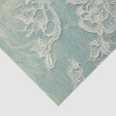 Papier Mousseline Shabby Chic Flamant rose Rose Floral Découpage (Détail)