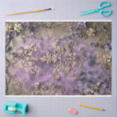 Papier Mousseline Shabby Chic, Floral & Demask Digital Multimédia (Artisanat)