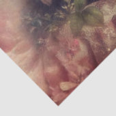 Papier Mousseline Shabby Chic Flower Garden Kitten Decoupage (Détail)