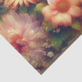 Papier Mousseline Shabby Chic Kitten Wildflower DIY Craft Decoupage (Détail)