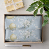 Papier Mousseline Shabby Chic Lemon Floral Series Design #8 (Cadeau)