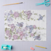 Papier Mousseline Shabby Chic Lilac Series Design 15 (Artisanat)