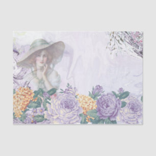 Papier Mousseline Shabby Chic Lilac Series Design 2