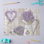 Papier Mousseline Shabby Chic Lilac Series Design 28 (Artisanat)