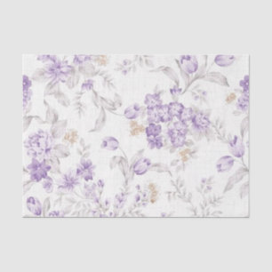 Papier Mousseline Shabby Chic Lilac Series Design 3