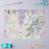 Papier Mousseline Shabby Chic Lilac Series Design 7 (Artisanat)