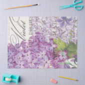 Papier Mousseline Shabby Chic Lilac Series Design 9 (Artisanat)