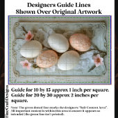 Papier Mousseline Shabby Chic, OEufs de Pâques de Pêche d'ivoire CL8