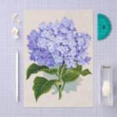 Papier Mousseline Shabby Chic Pastel Violet Fleurs violettes Claires (Artisanat)