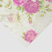 Papier Mousseline Shabby Chic Rose Series Design 1 (Détail)