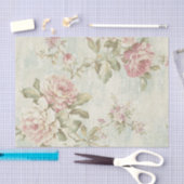 Papier Mousseline Shabby Chic Rose Series Design 16 (Artisanat)