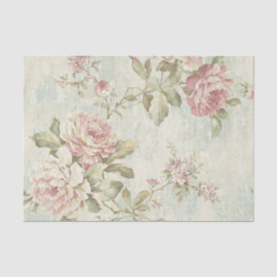 Papier Mousseline Shabby Chic Rose Series Design 16