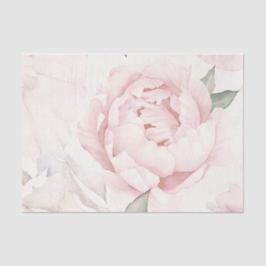 Papier Mousseline Shabby Chic Rose Series Design 18 (Recto)