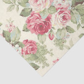 Papier Mousseline Shabby Chic Rose Series Design 6 (Détail)