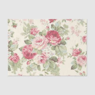 Papier Mousseline Shabby Chic Rose Series Design 6