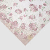 Papier Mousseline Shabby Chic Rose Series Design 8 (Détail)