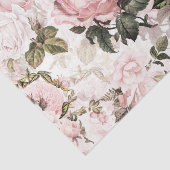 Papier Mousseline Shabby Chic Rose Series Design 9 (Détail)